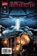 Cover to ID4: Independence Day issue 1.