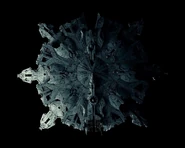 The mothership seen from above.