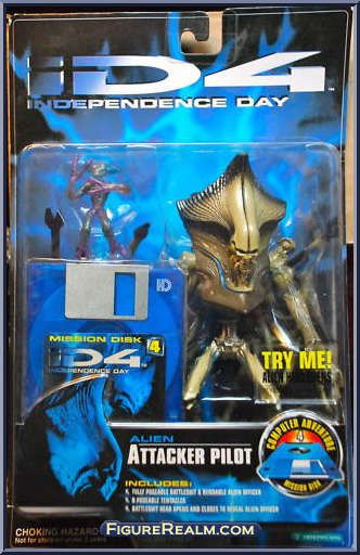 「インデペンデンス・デイ」フィギュア　ALIEN ATTACKER PILOT Independence Day ID4 Alien Attacker Pilot Figure 6
