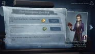The Escape Clues battle quests interface