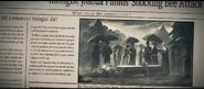 The newpaper article about Joshua's death in Ashes of Memory Part II