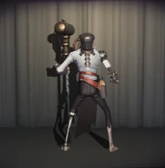 Library Warden In-Game Model Back View