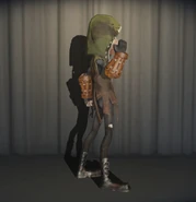 Mercenary Old Worn Clothes In-Game Model Right View