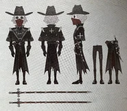 Misfit Concept Art from the Official Japanese Art Book(3 angles)
