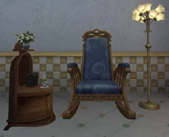 BlueRockingChairFront.jpg (82 KB) Blue Rocking Chair Front View