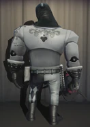 The costume as seen from the back