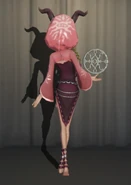 Peach Pink In-Game Model Back View