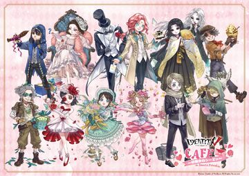 IdentityⅤ 画家 クリアしおり バトラーズカフェ 1弾 Identity V 第五人格』×スイーツパラダイスのコラボカフェ