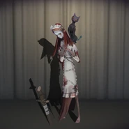 Dahlia In-Game Model Front View.