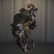 Rusty Yellow In-Game Model Right View