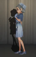 Quiet Blue In-Game Model Left-Side View