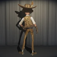 Greedy Reaya In-Game Model Back View.