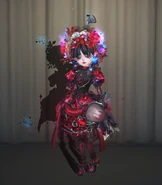 Miss Pomegranate Plate In-Game Model Front View