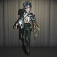 "Knight" Worn Clothes In-Game Model Front View.