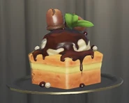 Back view of the dish