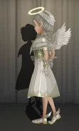 Holy Angel In-Game Model Left-Side View.