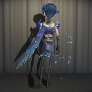 Phoenix In-Game Model Back View.