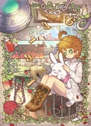 The Promised Neverland art by 神威なつき (Twitter)