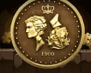 The other side of the Lucky Coin Detective and Villain Charm