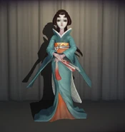 Cyan In-Game Model Front View