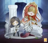 Drakaina Chibi with background (Weibo)