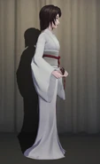 Sae Kurosawa In-Game Model Right-Side View.