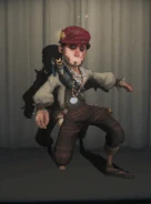 Hug Me being used with its matching costume and accessory, Pioneer and Purse