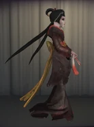 Geisha Worn Clothes In-Game Model Right View