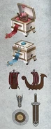 Valkyrie Music Box Concept Art from the Official Japanese Art Book