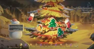 Christmas cards and Presents for log in