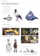 Office mascot Three Brothers Pigeon PIE, MASH, BANGER (Twitter)