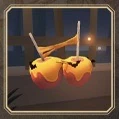 The caramel apples on the Nocturnal Escape mode explanation poster (Twitter)