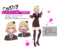 Fullbody art of Catherine "Cathy" Ward from Angels of Death.