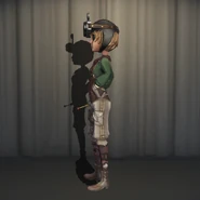 Dark Forest Hunter In-Game Model Left-Side View