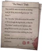"The Prince's" Case File, "The Prince's" Trade.