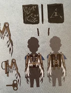 Icarus Travel Journal, Backpack Concept Art from the Official Japanese Art Book