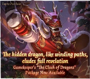 "The hidden dragon, like winding paths, eludes full revelation" - In-Game Package Poster