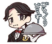 Official LINE sticker (LINE store, Twitter)