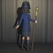 Sorcery Apprentice In-Game Model Back View