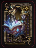 Battle Poker Treasure Hunter Card by D.Rock Art