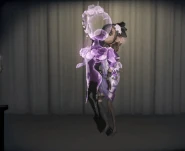 Farewell emote in Pink Lady color