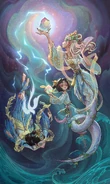 DOU5COA6ChampionCostumes.jpg (8.39 MB) "Reaching the pinnacle of glory, ascending from the depths" - Sky Mender and Ocean Conqueror Poster by 陈阿凸TUTU (Twitter)