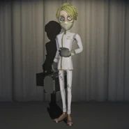 Solemn White In-Game Model Front View.