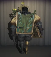 Background Tree In-Game Model Back View.