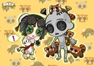 Chinese National Day (国庆节) Panda Day 2 Artwork (Weibo)