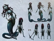 Siren Concept Art from the official Identity V Japanese Reference Book