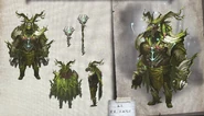 Forest Hunter Concept Art from the Official Chinese Art Book