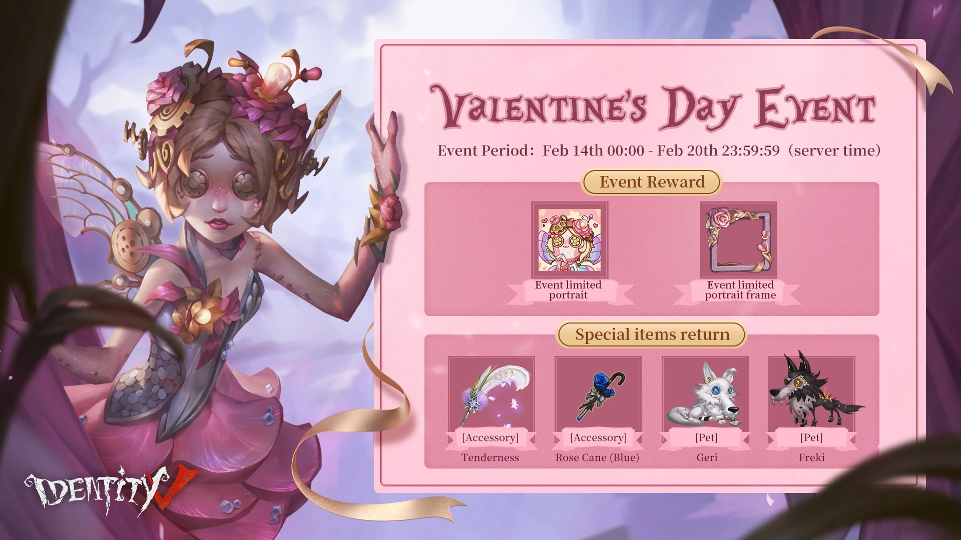Valentine S Day Qixi Festival Identity V Wiki Fandom