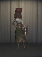 Barmaid Worn Clothes In-Game Model Back View