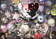 Danganronpa Crossover Part 3 Ending Countdown Art, 1 Day (Weibo)